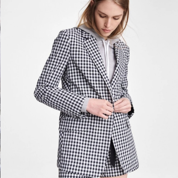Rag & Bone Gingham Blazer - Picture 3 of 3